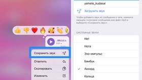 Как изменить звук уведомлений в Telegram в Санги Стиль