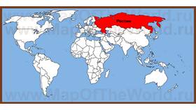 На что похожа Россия на карте мира в Санги Стиль