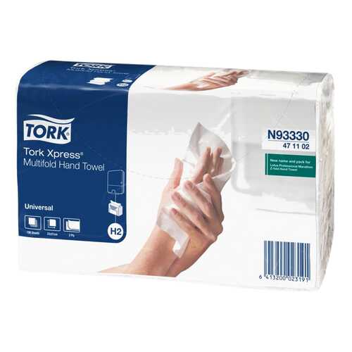 Полотенца бумажные Tork xpress для держателя сложение multifold h2 двухслойные 20*190 шт в Санги Стиль