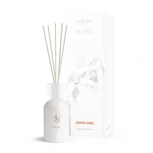 Аромадиффузор Mr&Mrs Fragrance Blanc аромат №31 Амбра Занзибара, 250мл в Санги Стиль