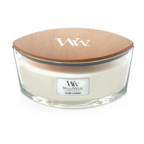 Аромасвеча Woodwick эллипс Кокосовый остров в Санги Стиль