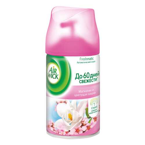 Сменный аэрозоль Air Wick freshmatic магнолия и цветущая вишня 250 мл в Санги Стиль