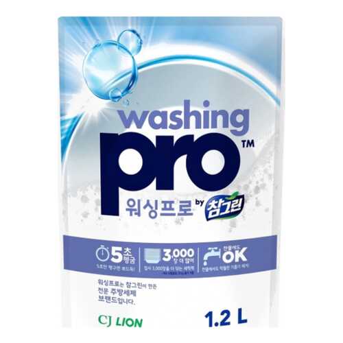 Средство для мытья посуды CJ Lion washing pro 1.2 л в Санги Стиль