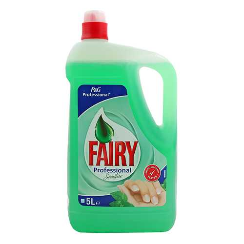 Средство для мытья посуды Fairy professional sensitive нежные руки зеленый чай 5 л в Санги Стиль
