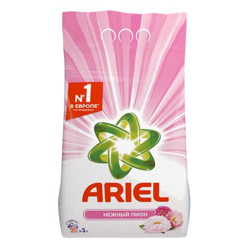 Стиральный порошок Ariel автомат нежный пион 3 кг в Санги Стиль