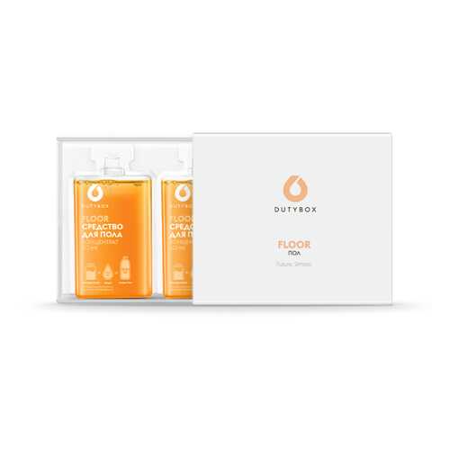 DutyBox 2 капсулы средства для мытья пола серии Floor в пенале(2*50мл) в Санги Стиль