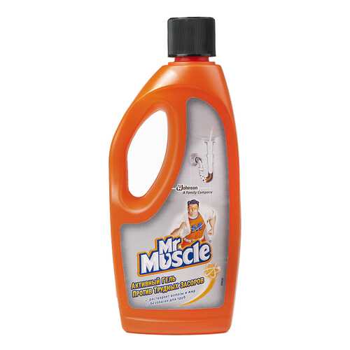Средство для очистки труб и сливов Mr.Muscle активный гель 500 мл в Санги Стиль