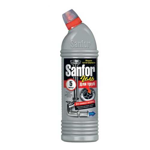 Средство для очистки труб и сливов Sanfor 750 мл в Санги Стиль