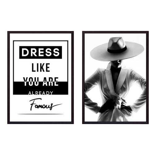 Набор постеров Коллаж Fashion №40 30х50 см в Санги Стиль