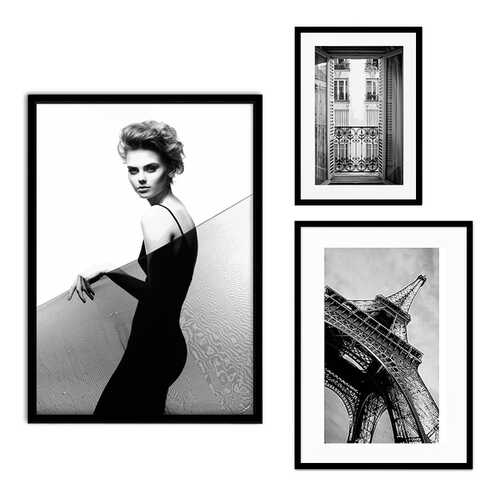 Набор постеров Коллаж Fashion №59 110х100 см в Санги Стиль