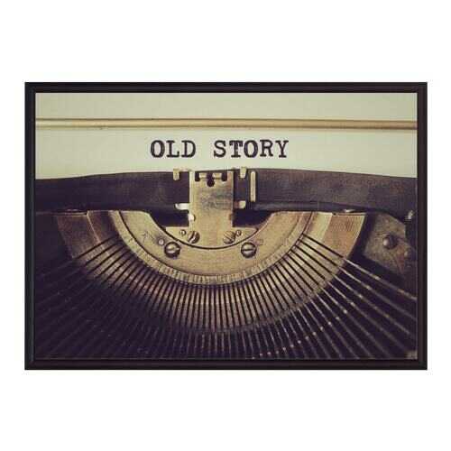 Постер в рамке Old story 30х40 см в Санги Стиль