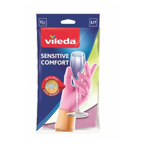 Перчатки для уборки Vileda Sensitive для деликатных работ размер S в Санги Стиль