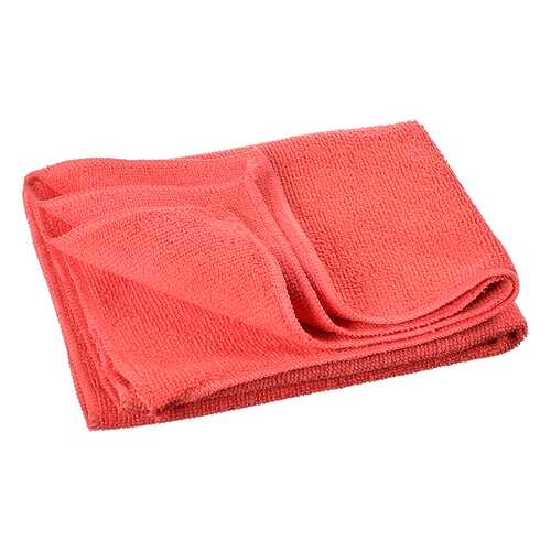 Тряпка из микрофибры красная 40х60 см 280 г/м2 в Санги Стиль