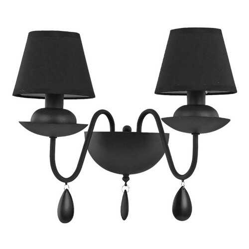 Бра Ideal Lux Blanche AP2 Nero E14 в Санги Стиль
