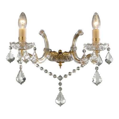 Бра Ideal Lux Florian AP2 Oro E14 в Санги Стиль