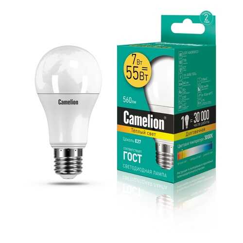 Camelion LED 7-A60/830/E27 в Санги Стиль