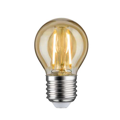Лампа капля LED Tropfen 430lm E27 4,7W gold dim 28713 в Санги Стиль