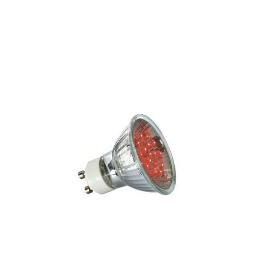 Лампа рефлекторная светодиодная LED, красный 1W GU 10 28007 в Санги Стиль