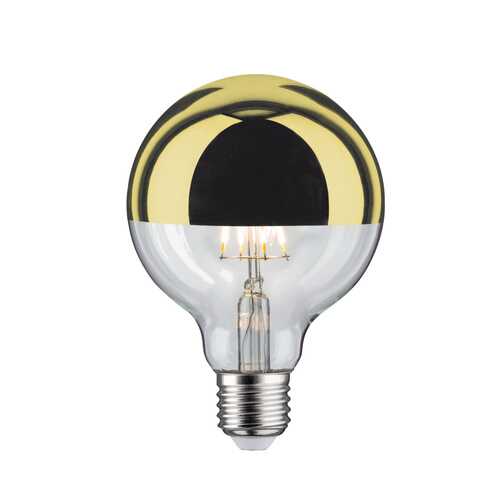 Лампа шар LED G95 Kopfsp 520lm E27 6W gold dim 28675 в Санги Стиль