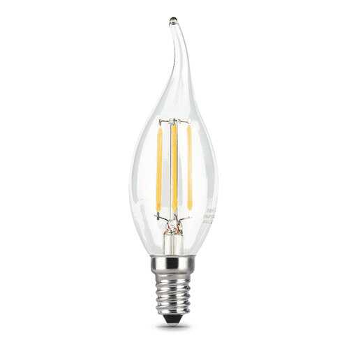 Лампа светодиодная Gauss Filament E14 11W (750lm) 4100K, прозрачная, нитевидная, 104801211 в Санги Стиль