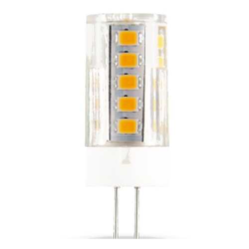 Лампа светодиодная Gauss G4 12V 4W (410lm) 4100K, 20x60, керамика/пластик, 207307204 в Санги Стиль