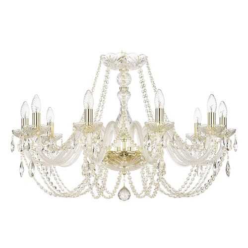 Люстра хрустальная 101/10/300 G Bohemia Ivele Crystal в Санги Стиль
