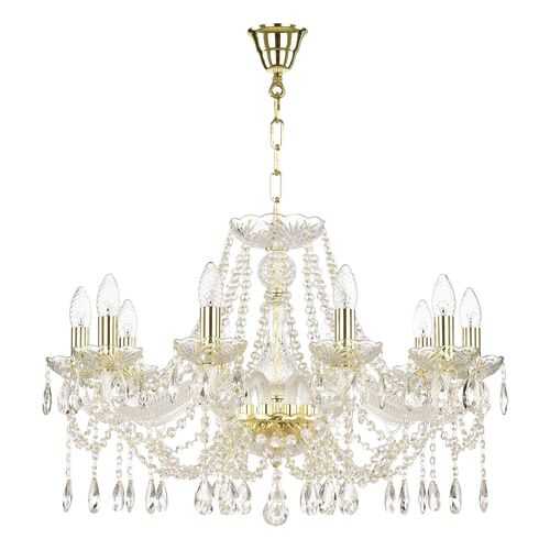 Люстра хрустальная 107/10/240 G Bohemia Ivele Crystal в Санги Стиль