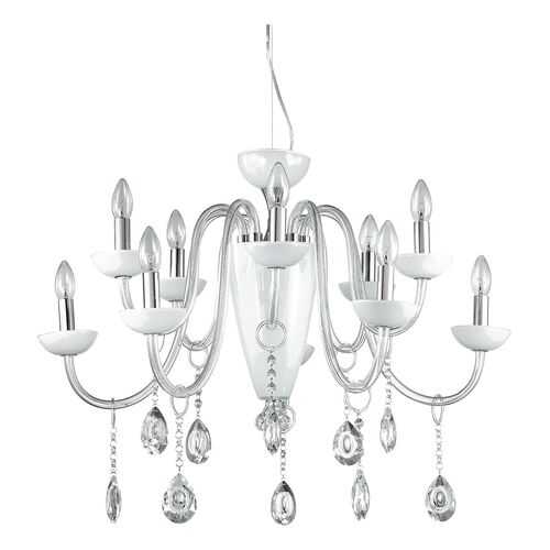 Люстра подвесная Ideal Lux Camelia SP11 Bianco в Санги Стиль