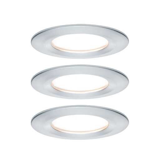 Светильник встраиваемый, комплект Nova Coin LED 3x6,5W Alu ge 93462 в Санги Стиль