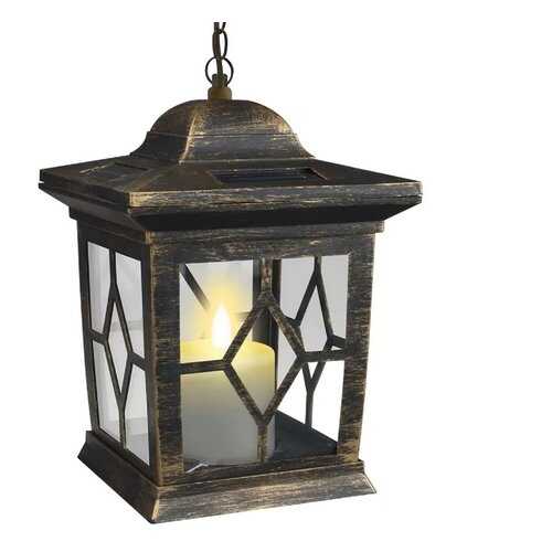Светильник на солнечных батареях Uniel USL-S-180/PT220 Bronze lantern 22 см в Санги Стиль