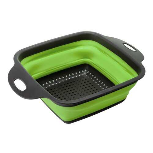 Дуршлаг складной Verona Compact, зеленый в Санги Стиль