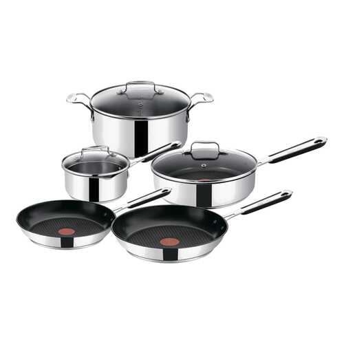 Набор посуды Tefal Jamie Olivier E763S544 Серебряный в Санги Стиль