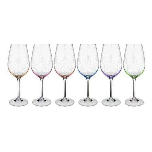 Набор бокалов для вина Bohemia Crystal, Viola, 450 мл, 6 предметов в Санги Стиль