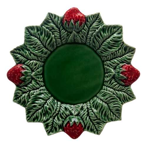 Тарелка для фруктов Bordallo Pinheiro Strawberries 20x20x2,5 см в Санги Стиль