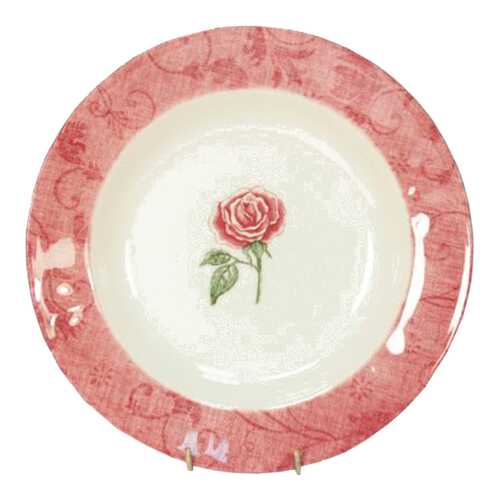 Тарелка Easy Life FLORAL DAMASK R0311/FLDA Белый, розовый в Санги Стиль