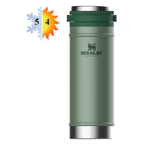 Термокружка с кофе-прессом 0.47л STANLEY Classic - Темно-зеленая (10-01855-014) в Санги Стиль