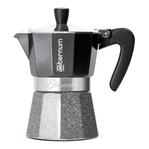 Гейзерная кофеварка AETERNUM/Bialetti ELEGANCE Black 6 чашек в Санги Стиль