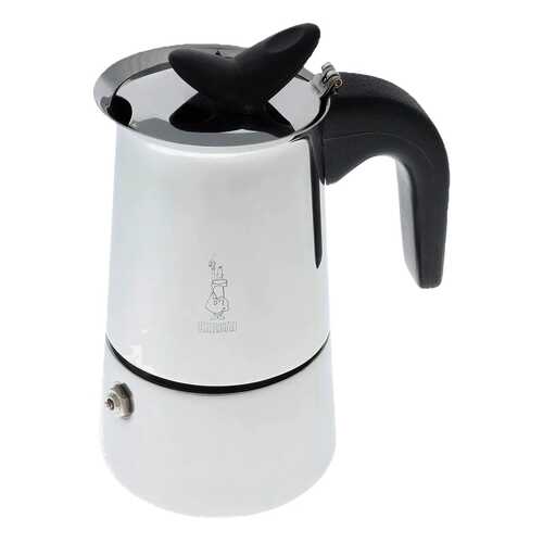 Кофеварка гейзерная Bialetti Musa Induzione 4273 Серебристый, черный в Санги Стиль