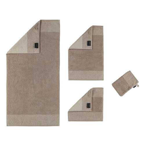 Полотенце CAWO TWO-TONE 50x100см, цвет песочный в Санги Стиль