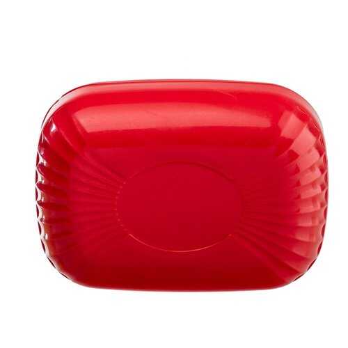 Мыльница Verona Soap, красный в Санги Стиль